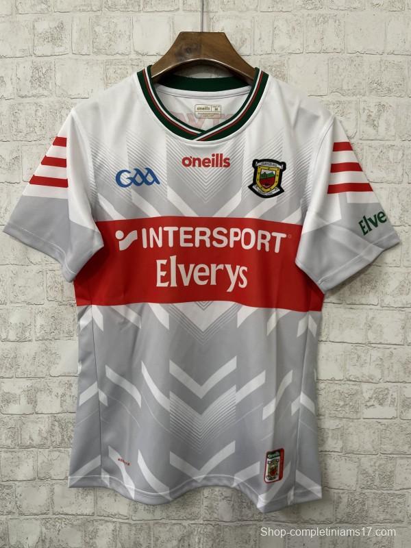 25/26 Mayo GAA White with Red Trim Jersey