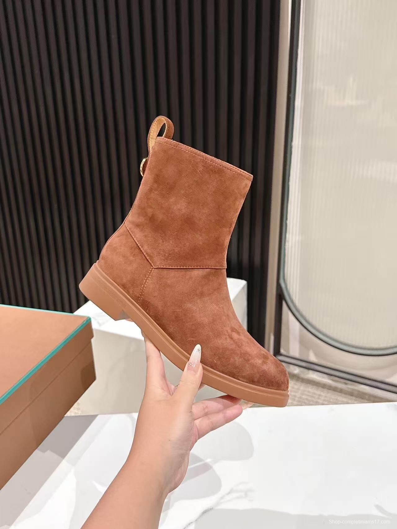 Loro Piana Fall/Winter 2025 Classic Old Money Style Ankle Boots - LY00370/LY00410