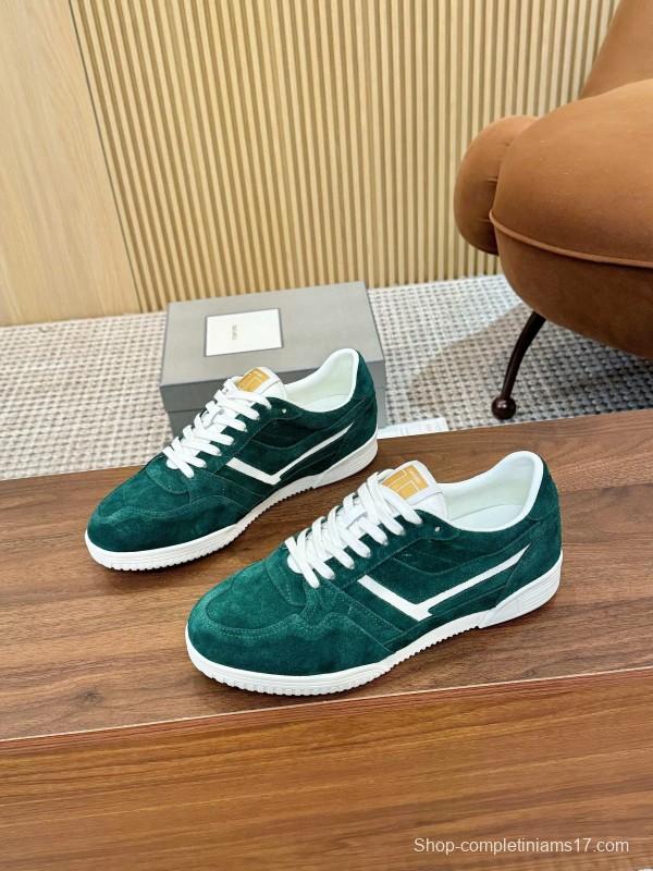 Tom Ford 2025 SS Casual Shoes with Classic Color Blocking and Imported Leather Insole - AS00350