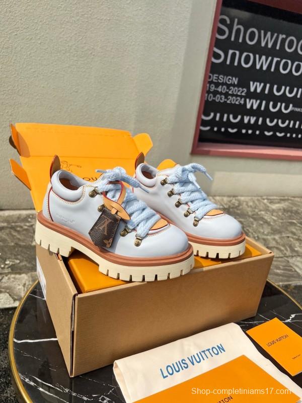 Louis Vuitton REMIX Lace-Up Derby Hiking Shoes - LY00340