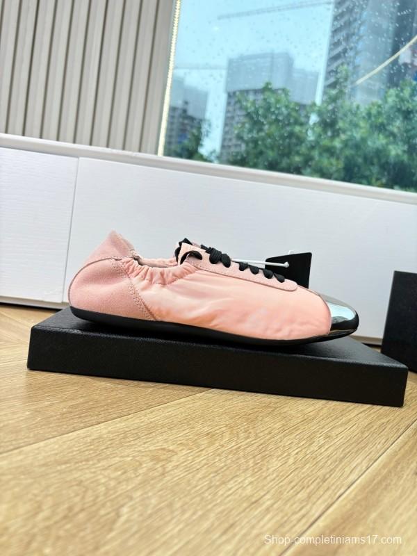 Prada 2025/SS Metal Toe Thin Sole Training Shoes Casual Shoes - LY00280