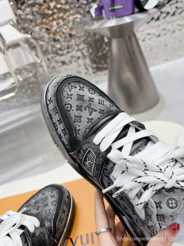 LV Trainer Basketball Series Washed Sneakers - LY00430