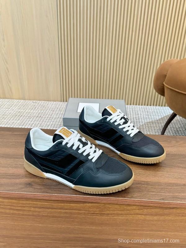 TOM FORD 2025 SS Casual Shoes with Classic Color Blocking and Imported Leather Insole - AS00350