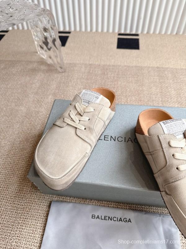 Balenciaga Birkenstock Boston Soft Footbed Platform Sandals - AS00260