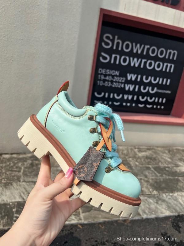 Louis Vuitton REMIX Lace-Up Derby Hiking Shoes - LY00340