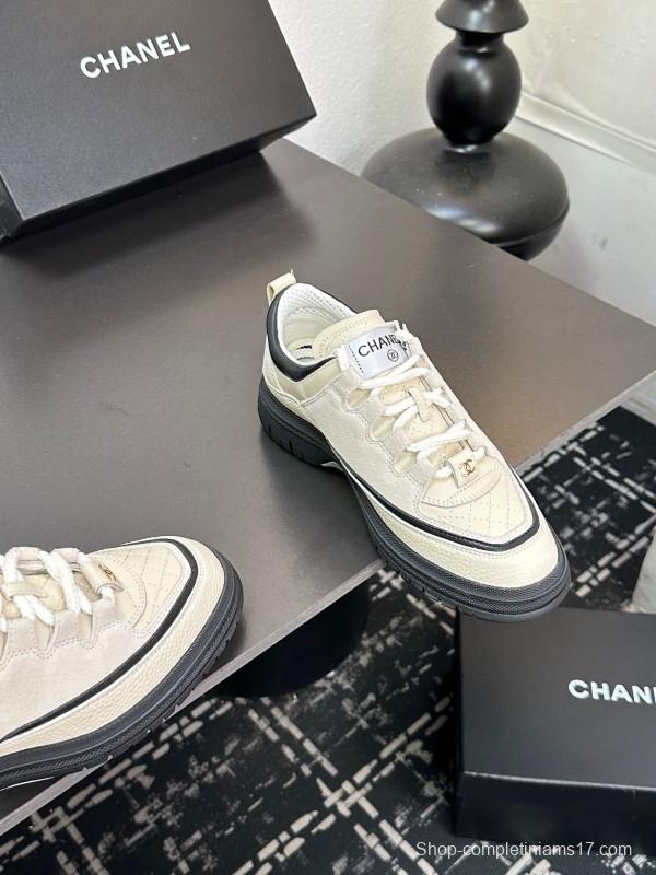 Chanel 2025 SS Milan Runway Chunky Sole Sneakers - LY00320