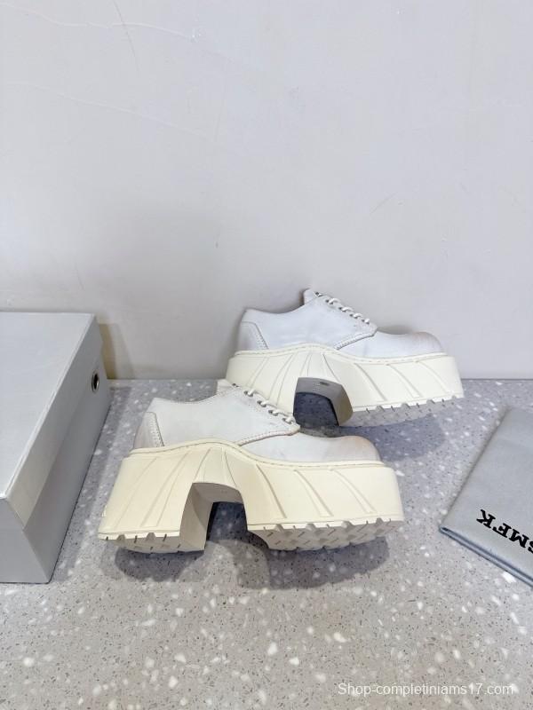 SMFK 2025SS Derby Shoes with Thick Sole Platform - LY00260