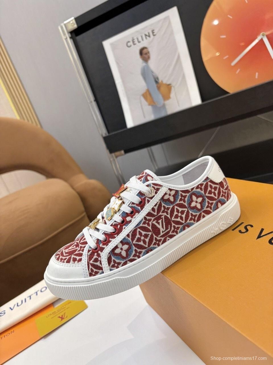 Louis Vuitton Lagoon Series Denim Sneakers with Buckle - AS00300