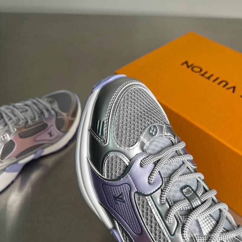 L v Olympia Round Toe Lace-Up Low Top Casual Lifestyle Shoes - YC