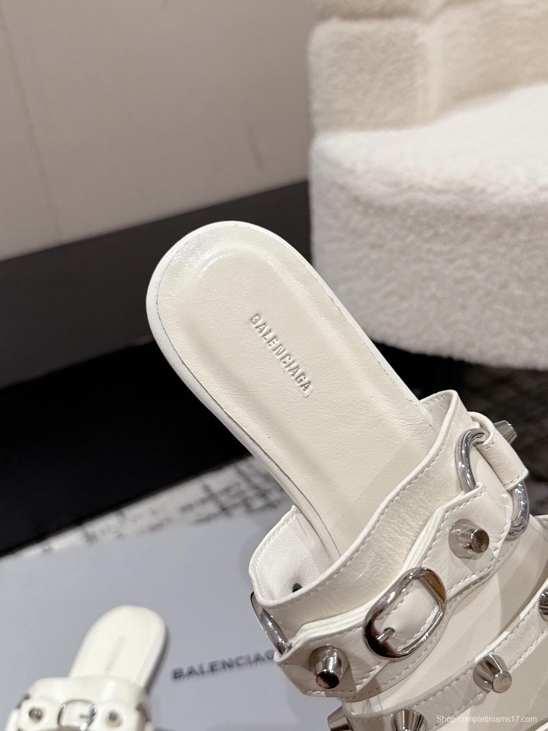 Balenciaga Cagole Metal Studded Sandals Series - KFY00260