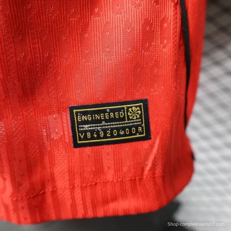 Player Version 2025 Canada Home Red Jersey