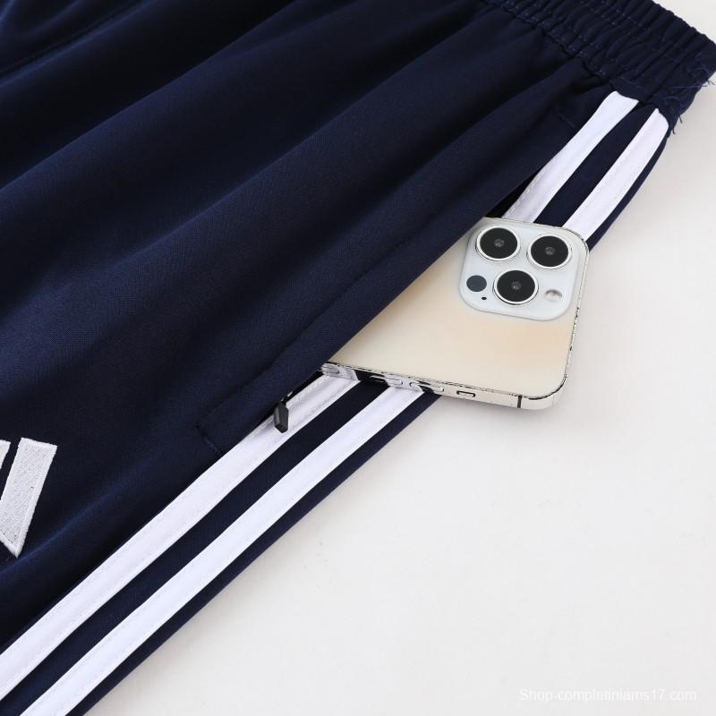 2025 Adidas Royal Blue Full Zipper Jacket+Long Pants