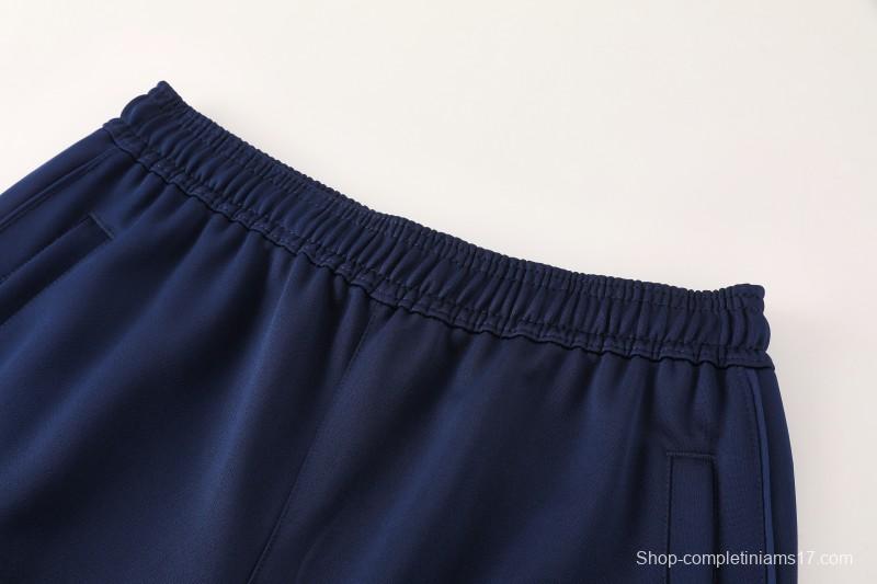 25/26 Arsenal  Navy Blue  Full zipper Jacket Tracksuit+ long pants