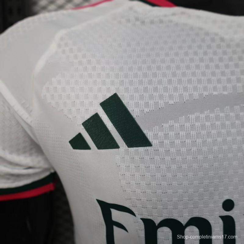 26/27 Player Version Real Madrid Home White Pink Black Jersey