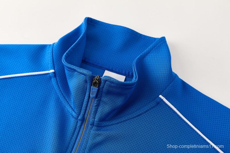 2026 NIKE Blue Full Zipper Jacket + Long Pants