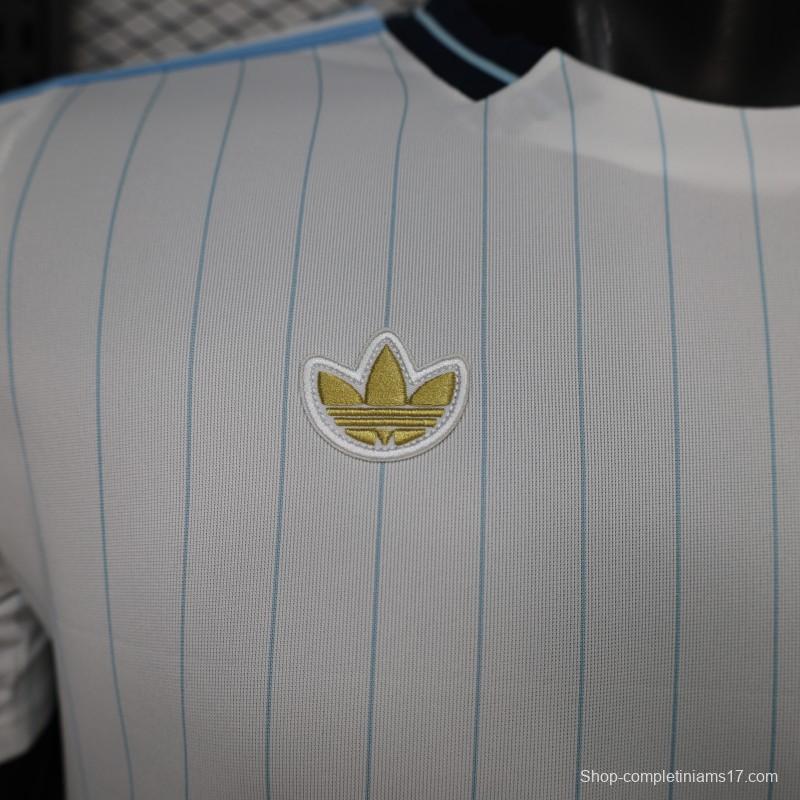 Player Version 2026 Argentina White Terrace Icons Jersey