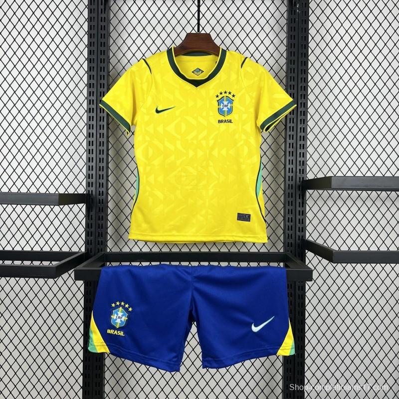 2026 Kids Brazil World Cup Home Kit