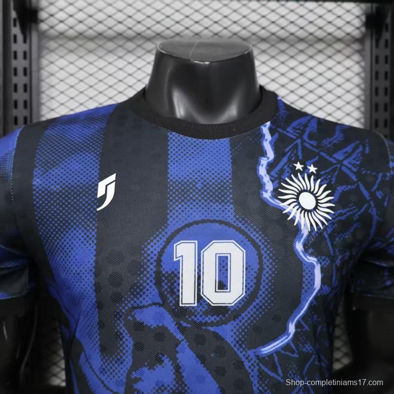 Player Version 2026 Argentina Black & Blue Special Edition  Jersey