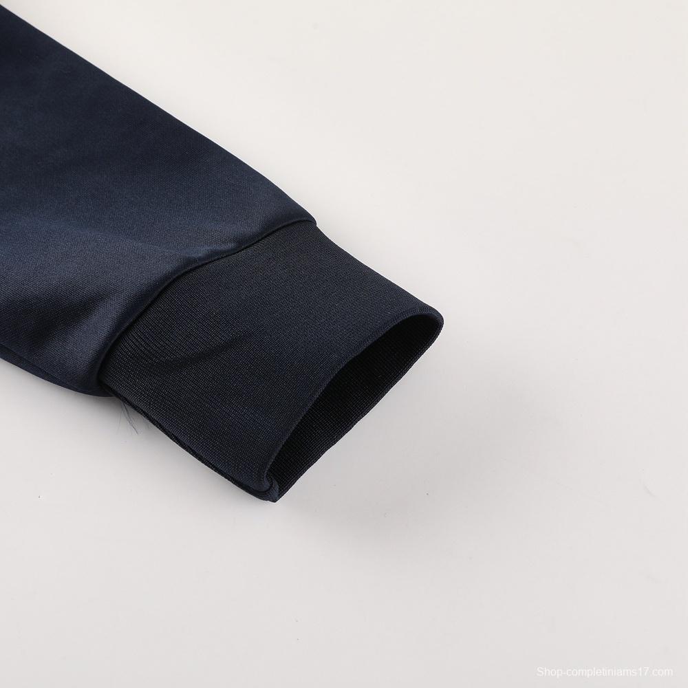26/27 Napoli Navy Blue  Full Zipper Jacket Tracksuit + Long Pants