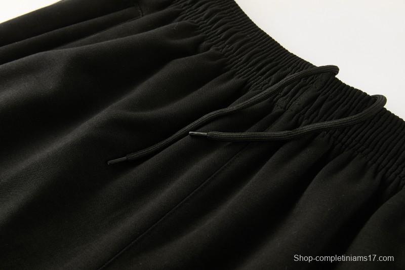 26/27 Manchester United Black Pullover Hooded Tracksuit + Long Pants