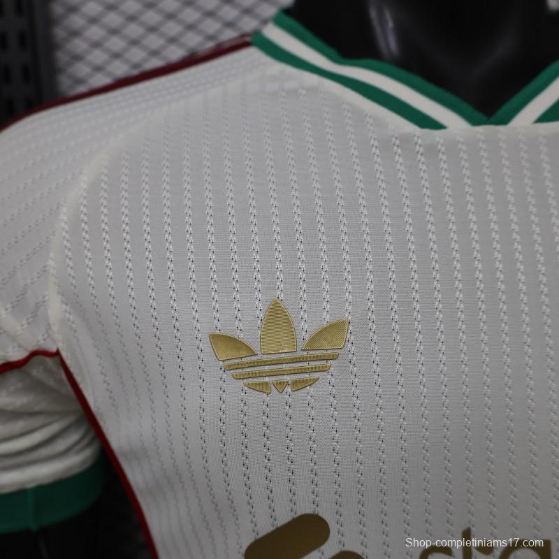 Player Version 26/27 Liverpool FC Off-White with Gold Crest  Special Edition Away Jersey