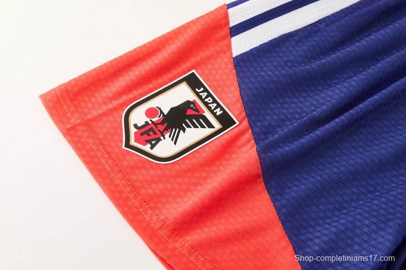 26/27 Japan  Blue  Short Sleeve+Soccer Shorts