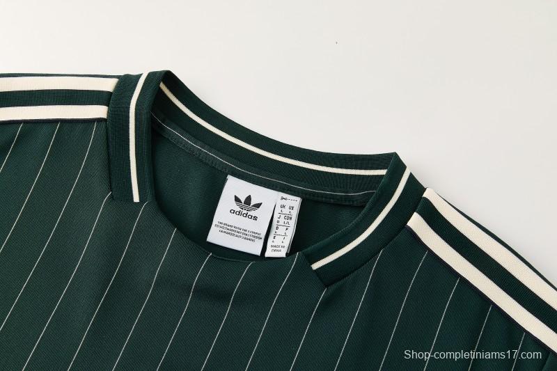 26/27 Juventus Navy Green Short Sleeve+Soccer Shorts