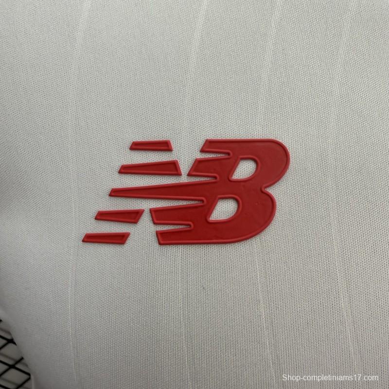 Player Version 26/27 Deportivo Toluca FC New Balance Away White Red Jersey