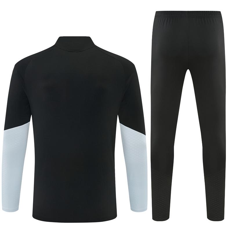 2026 Inter Miami CF Black & White Half Zipper Jacket Tracksuit + Long Pants