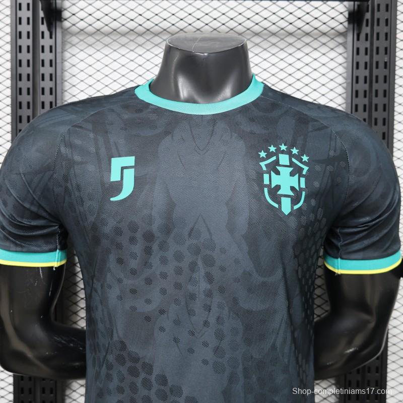 Player Version 26/27  Brazil  Charcoal Black & Mint Teal  Special Edition Jersey