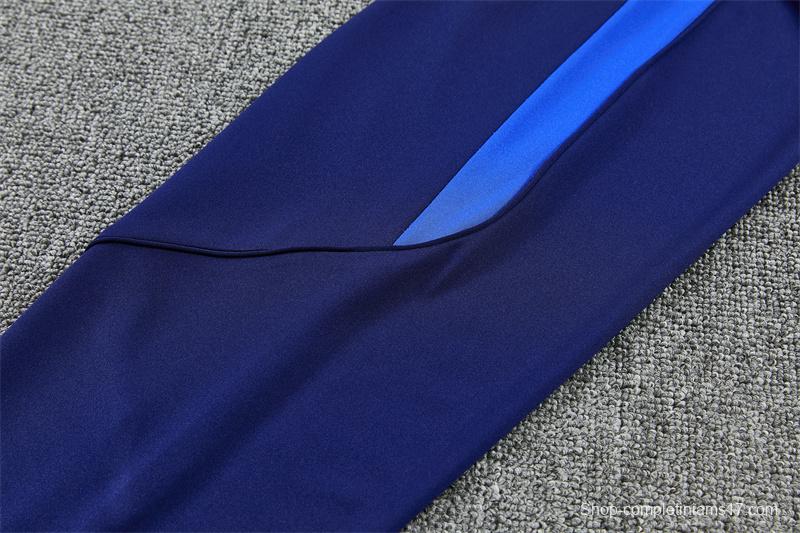 2026 Inter Milan Royal Blue Half  Zipper Jacket Tracksuit + Long Pants (Nike)