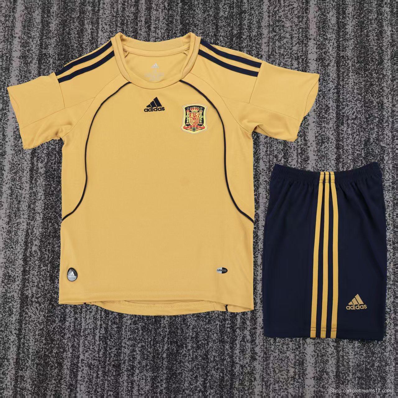 Retro 2008 Kids Spain Away Jersey