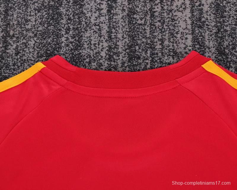 Retro Kids 2008 Spain Home Jersey