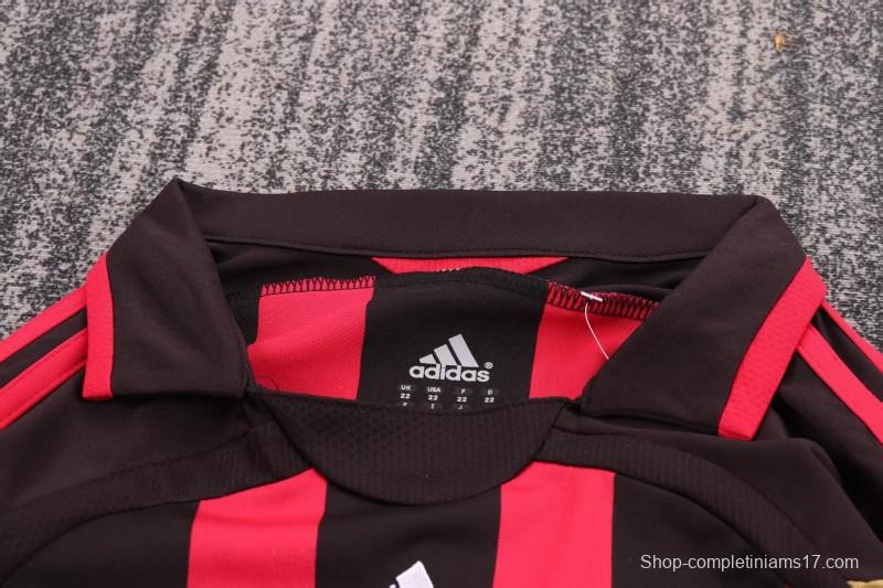 Retro Kids 06/07 AC Milan Home Long Sleeve Jersey