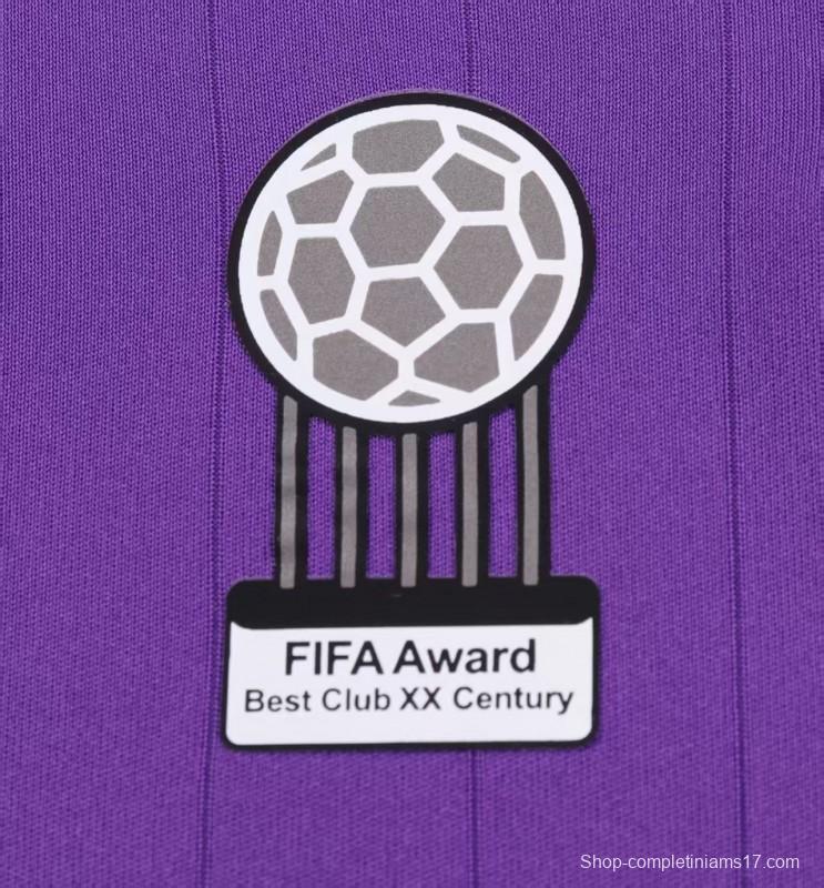 Retro Kids 06/07 Real Madrid Away Purple Jersey
