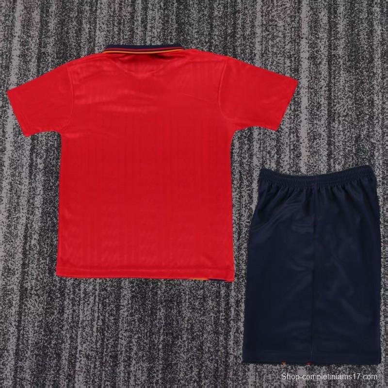Retro Kids 1994 Spain Home Jersey