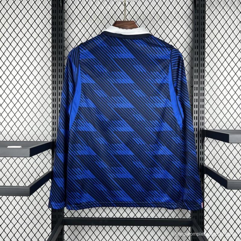 2026 Mens France World Cup Home Long Sleeve Jersey