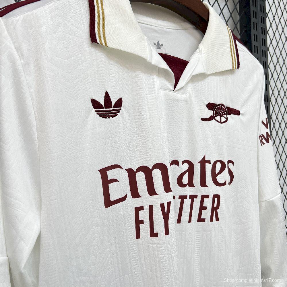 2025/26 Mens Arsenal Third Long Sleeve Jersey
