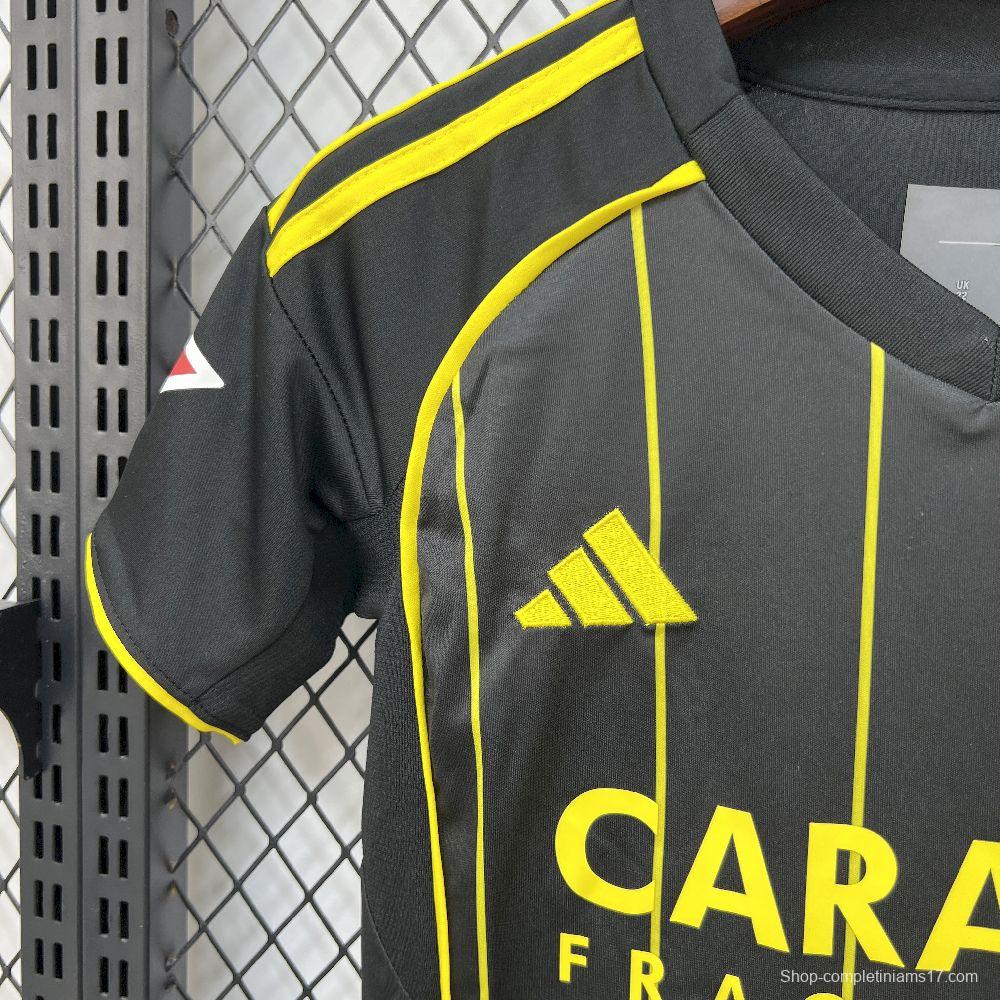 2025/26 Kids Real Zaragoza Away Kit