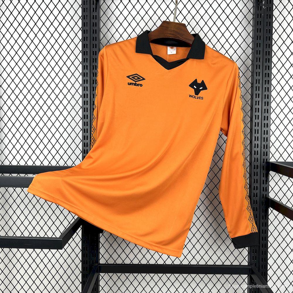 1980/81 Retro Wolves Home Long Sleeve Jersey
