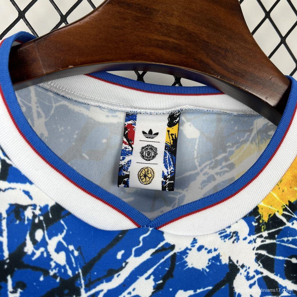 2025/26 Mens Manchester United X Stone Roses Long Sleeve Jersey