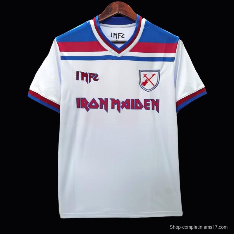 22/23 West Ham United Iron Maiden Away White Jersey