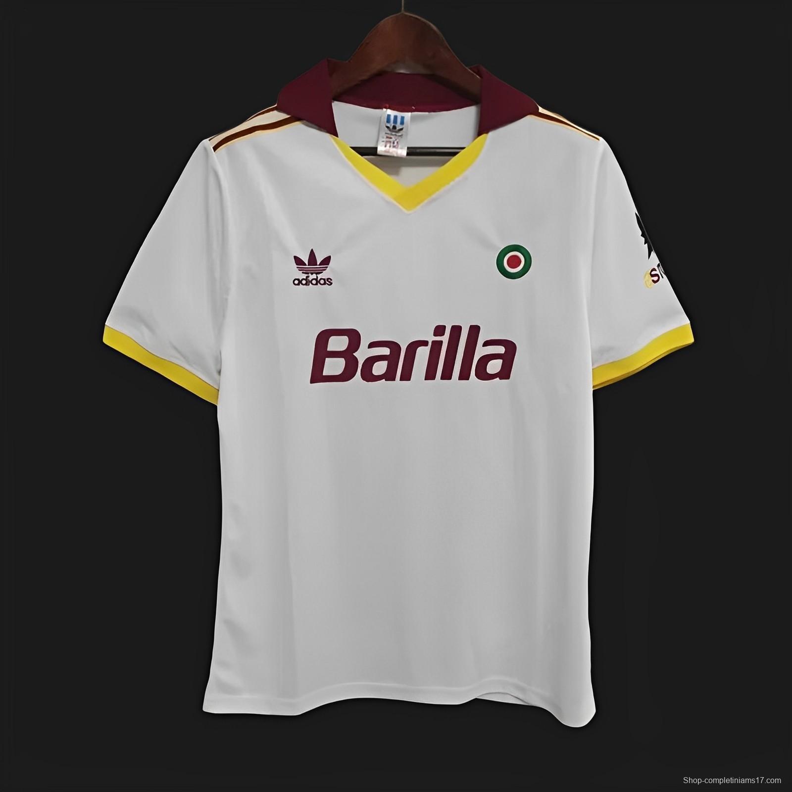 Retro 91/92 Roma Away White Jersey