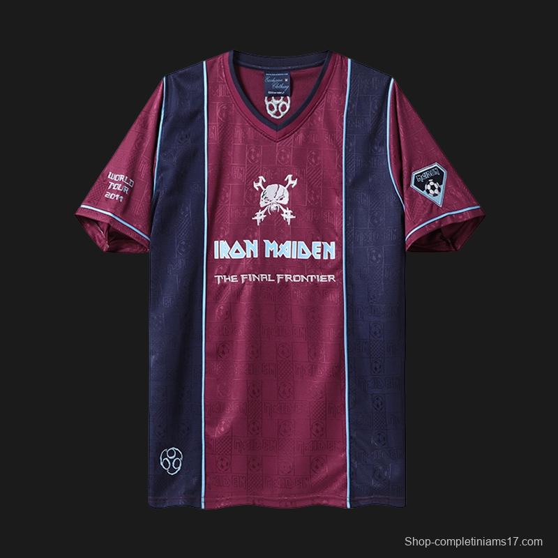 Retro 2011 West Ham United x Iron Maiden Away Jersey