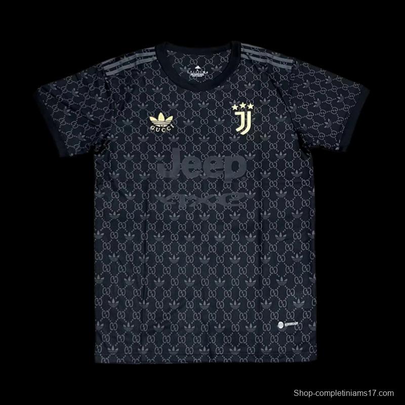 23/24 Juventus x GUCCI Black Special Jersey