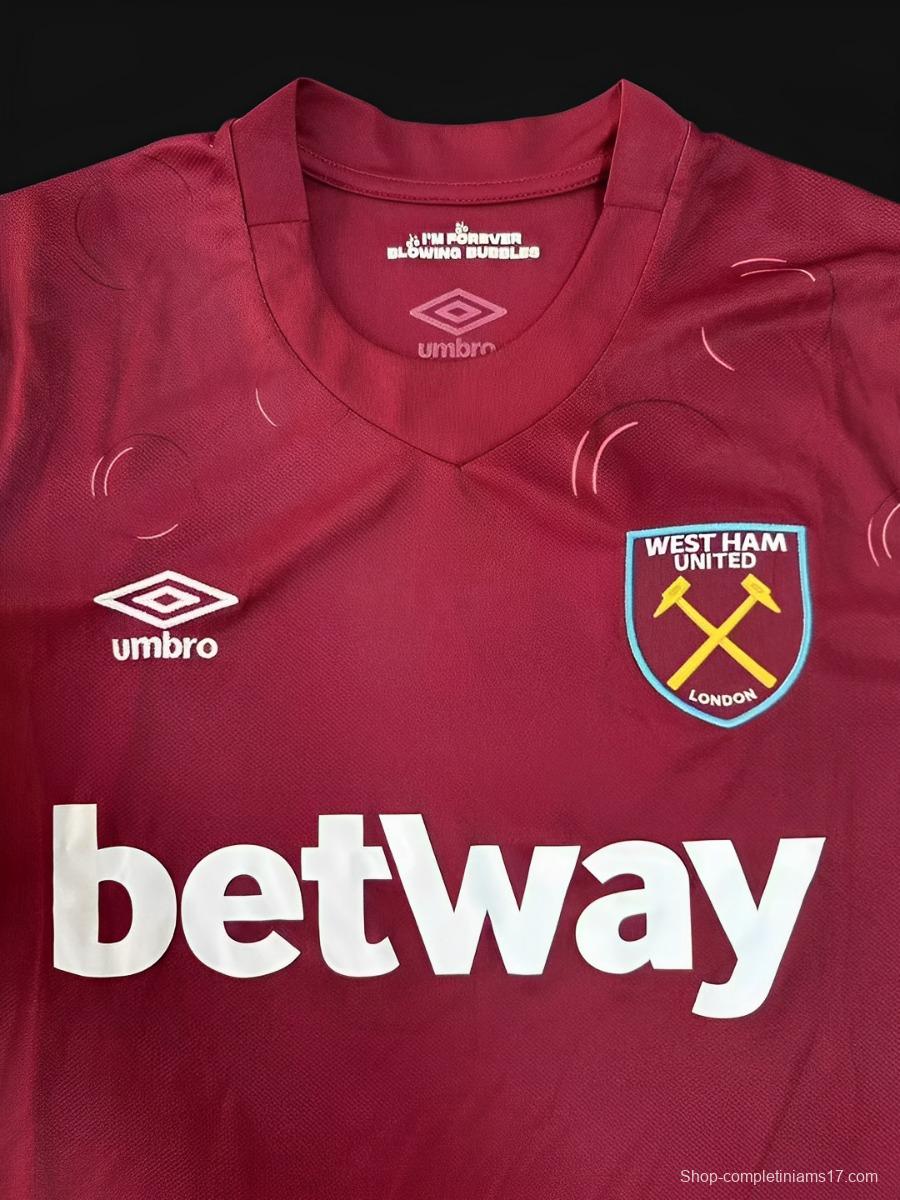 23/24 West Ham United Home Jersey