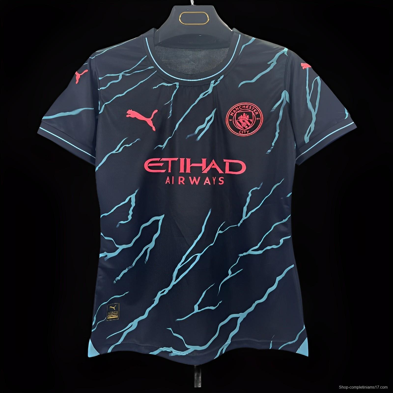 23/24 Women Manchester City Away Jersey