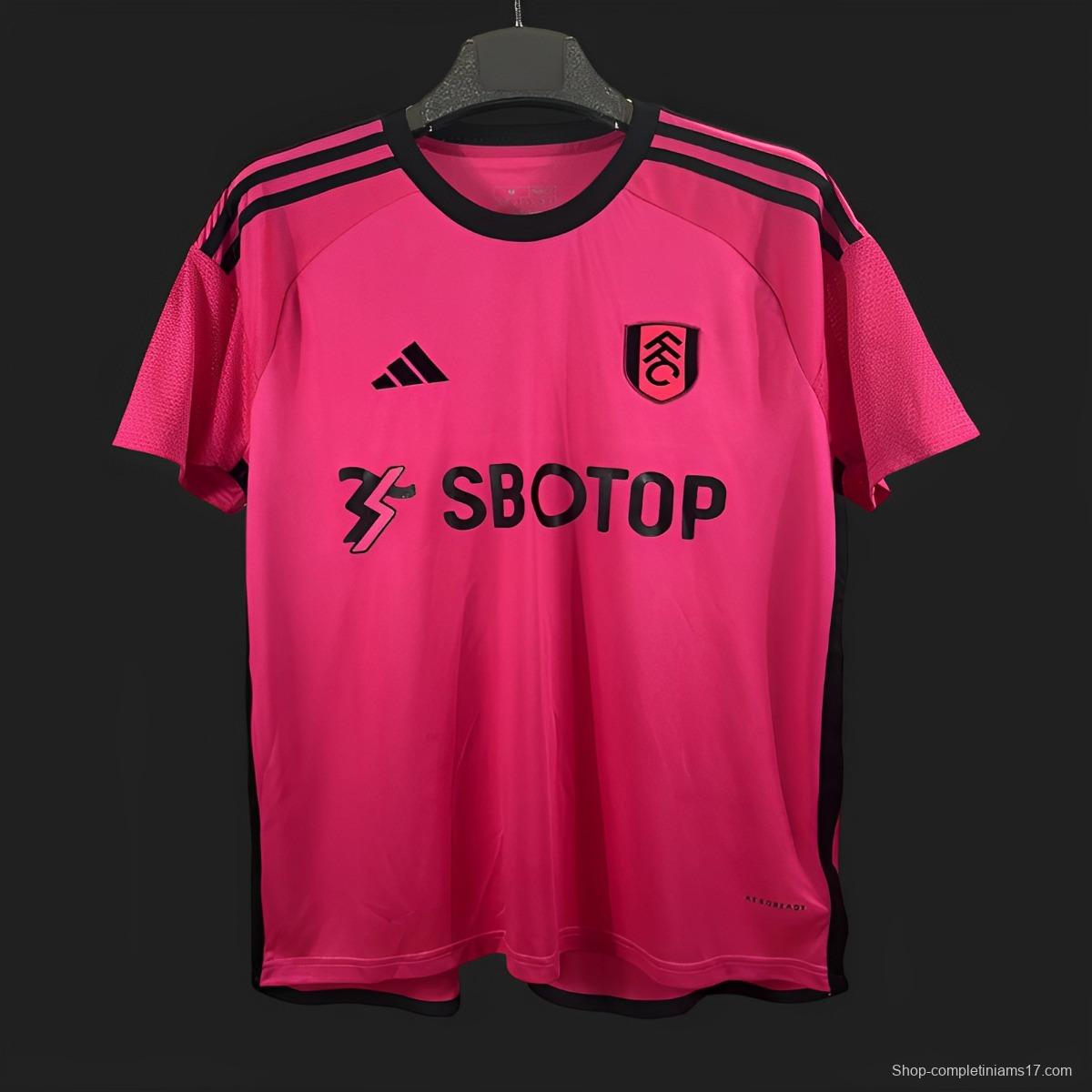 23/24 Fulham Away Pink Jersey