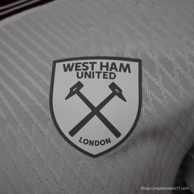 Player Version 23/24 West Ham United Away Jersey