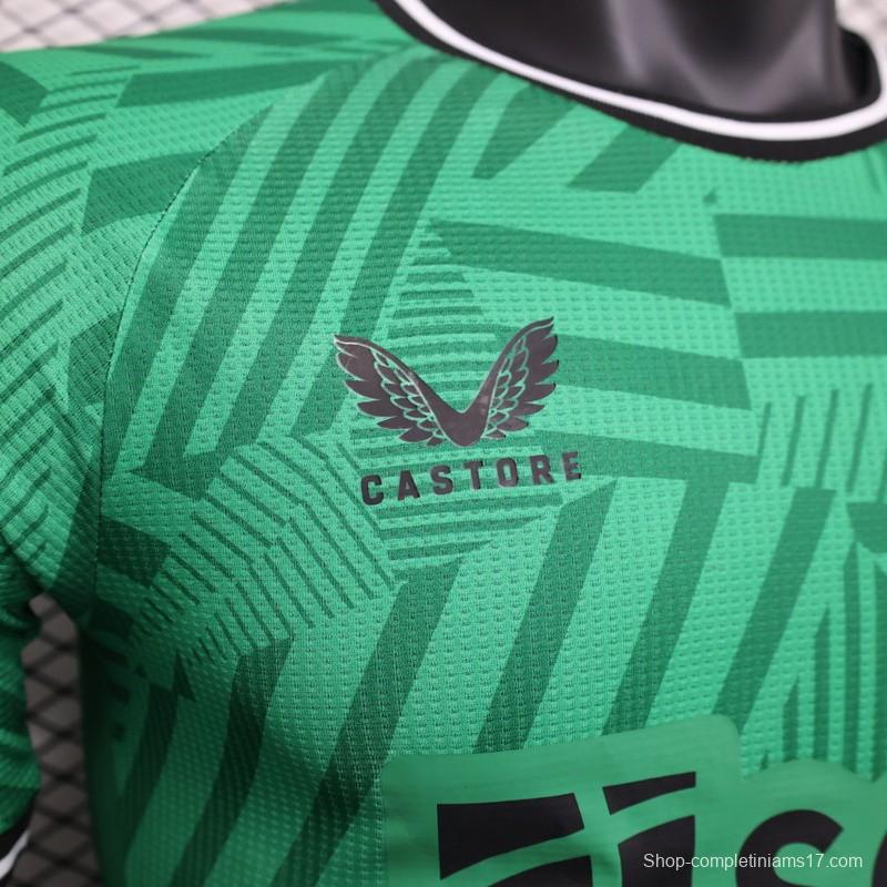 Player Version 23/24 Newcastle United Away Green Jersey